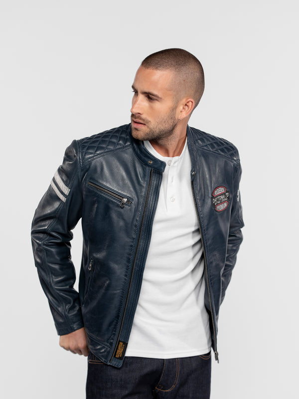 Spencer - Blouson cuir racing DAYTONA 73