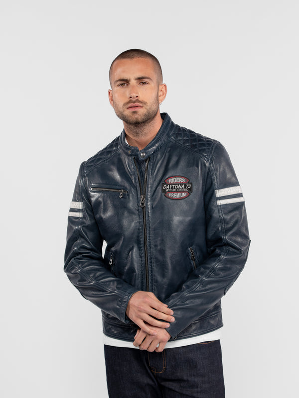Spencer - Blouson cuir racing DAYTONA 73