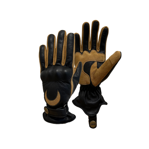 GANTS MOTO CUIR Wildust Sisters GLOVES KP - CLASSIC BLACK