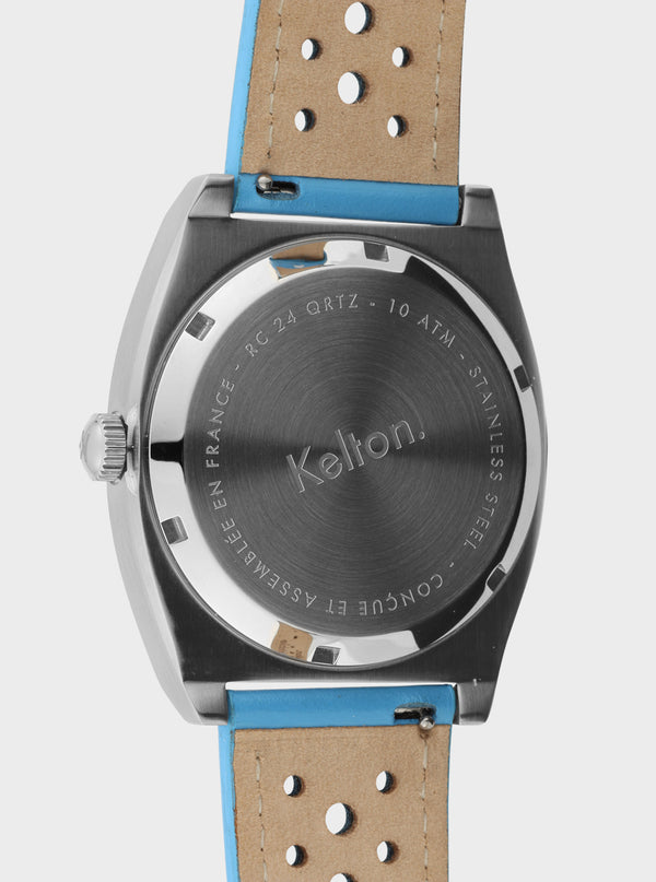MONTRE KELTON - RC24 QRTZ Blanche – bracelet bleu