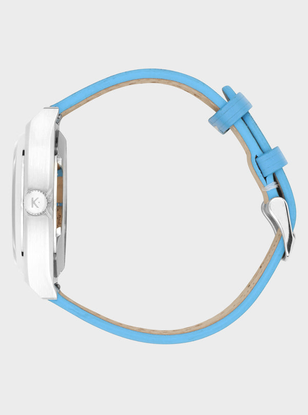MONTRE KELTON - RC24 QRTZ Blanche – bracelet bleu
