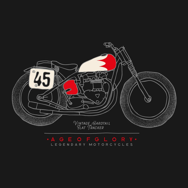 T SHIRT AGE OF GLORY LEGENDARY HARDTAIL