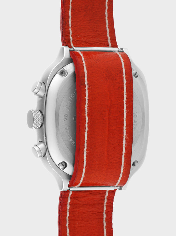 Chronographe 1972 Sky red & blue Kelton x Chapal