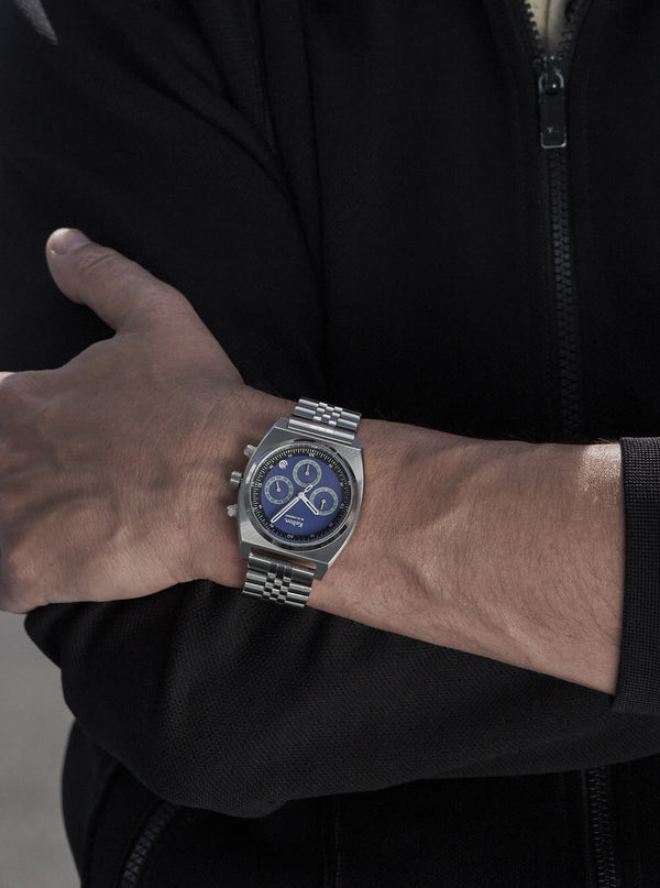 MONTRE KELTON - RC 24 Chrono méca-quartz blanc - bracelet jubillee