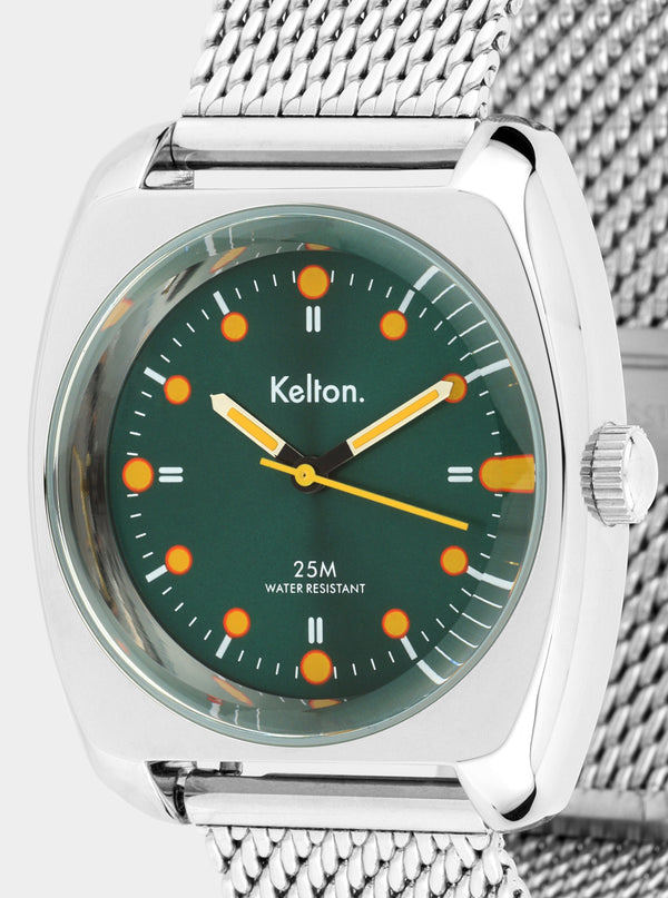 MONTRE KELTON - RC 2 vert-orange Mesh