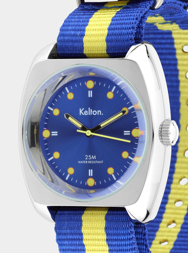 MONTRE KELTON - RC 2 Nato bleu-jaune