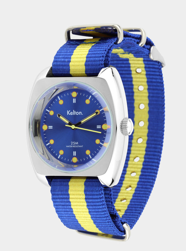 MONTRE KELTON - RC 2 Nato bleu-jaune