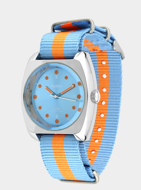 MONTRE KELTON - RC 2 Nato bleu-orange