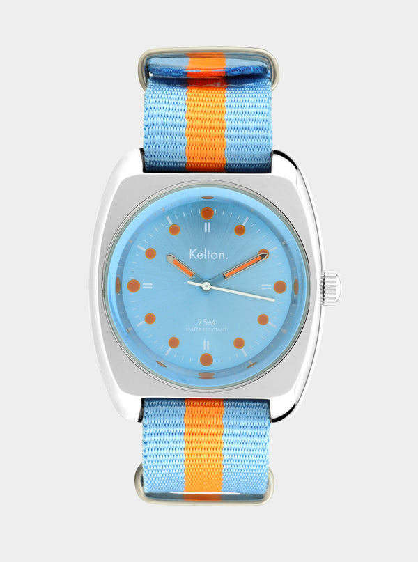 MONTRE KELTON - RC 2 Nato bleu-orange