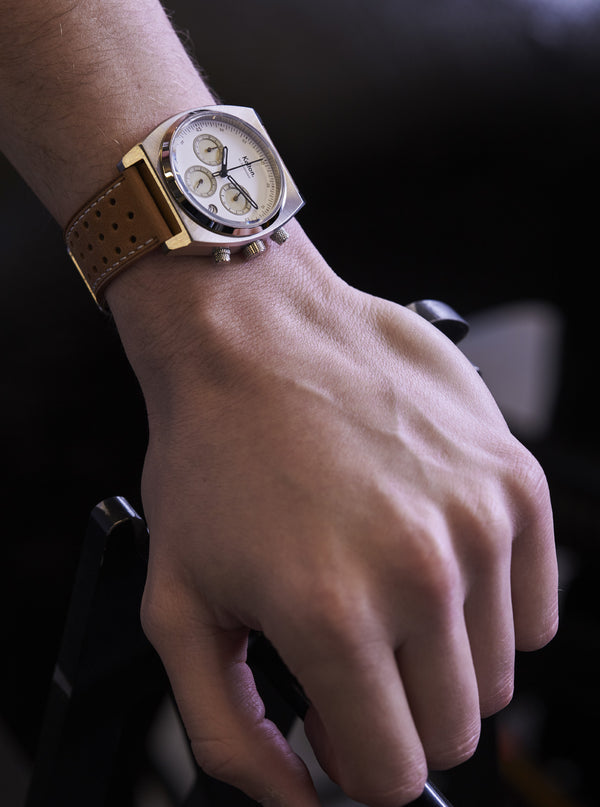 MONTRE KELTON - RC 24 Chrono méca-quartz blanc