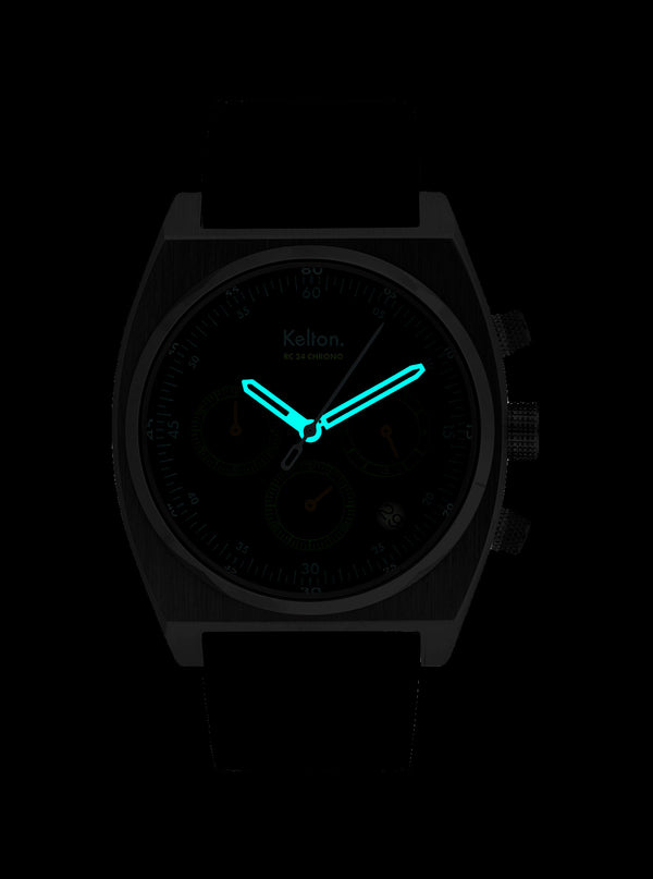 MONTRE KELTON - RC 24 Chrono méca-quartz noir