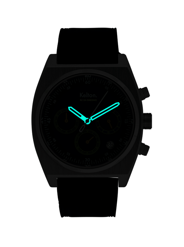 MONTRE KELTON - RC 24 Chrono méca-quartz noir