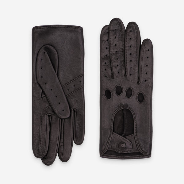 GLOVE STORY - GANTS DE CONDUITE CUIR AGNEAU-NON DOUBLÉ-21090NF - FEMME