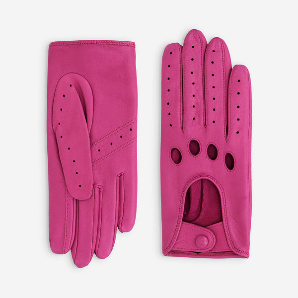 GLOVE STORY - GANTS DE CONDUITE CUIR AGNEAU-NON DOUBLÉ-21090NF - FEMME