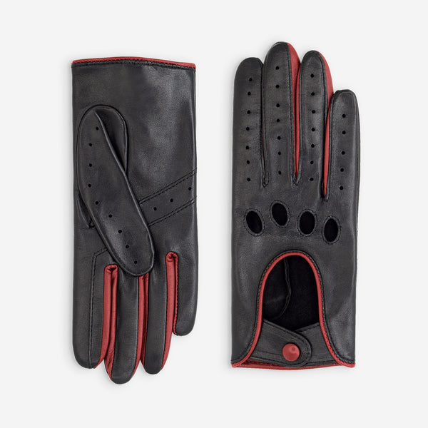 GLOVE STORY - GANTS DE CONDUITE CUIR AGNEAU-NON DOUBLÉ-21090NF - FEMME