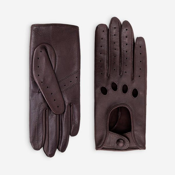 GLOVE STORY - GANTS DE CONDUITE CUIR AGNEAU-NON DOUBLÉ-21090NF - FEMME