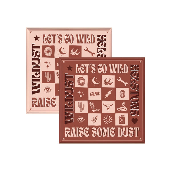 Foulard Wildust Sisters -  WILDEST ROSE