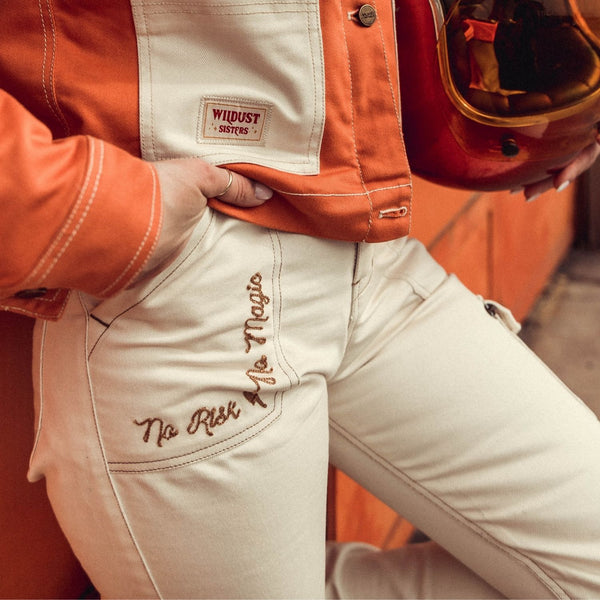 Pantalon Wildust Sisters - CARGO OVERLAND - IVOIRE- HOMOLOGUÉ CE