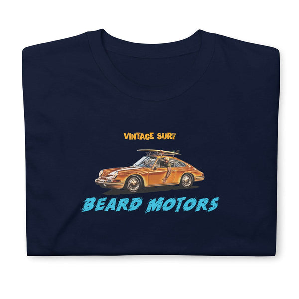 T-shirt Beard Motors -Vintage Surf Navy