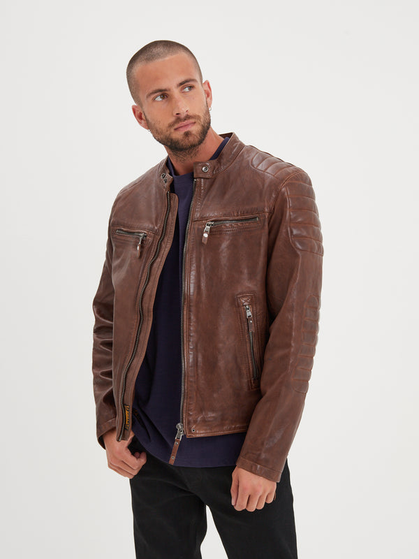 Cruces - Blouson motard cuir homme DAYTONA 73