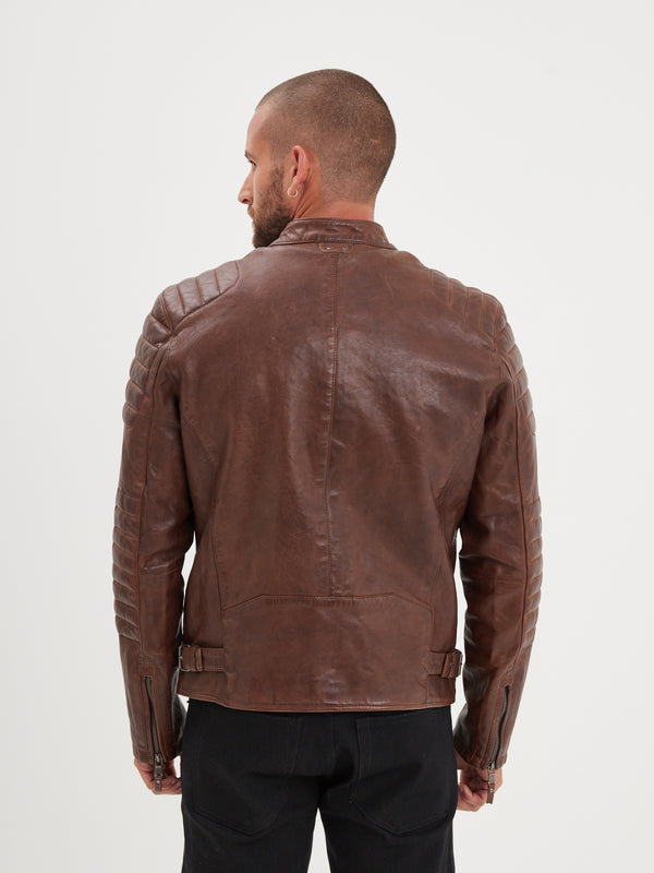 Cruces - Blouson motard cuir homme DAYTONA 73