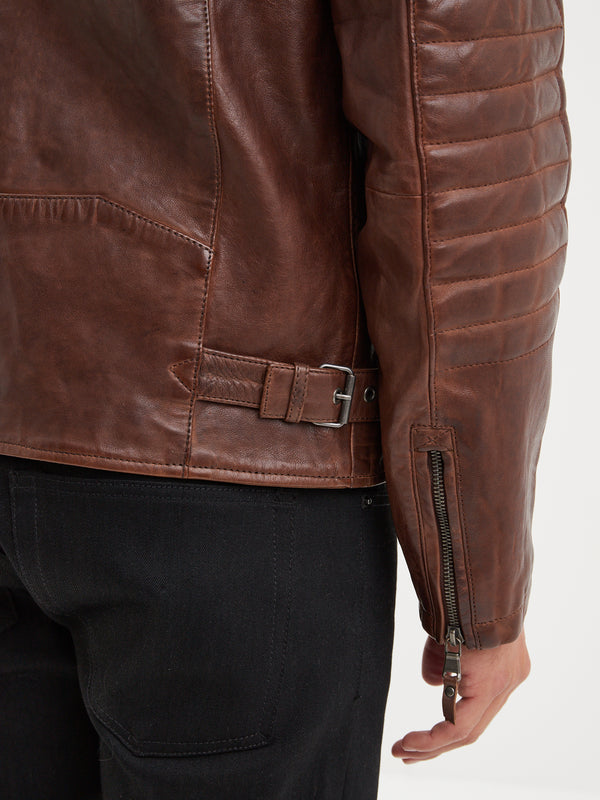 Cruces - Blouson motard cuir homme DAYTONA 73