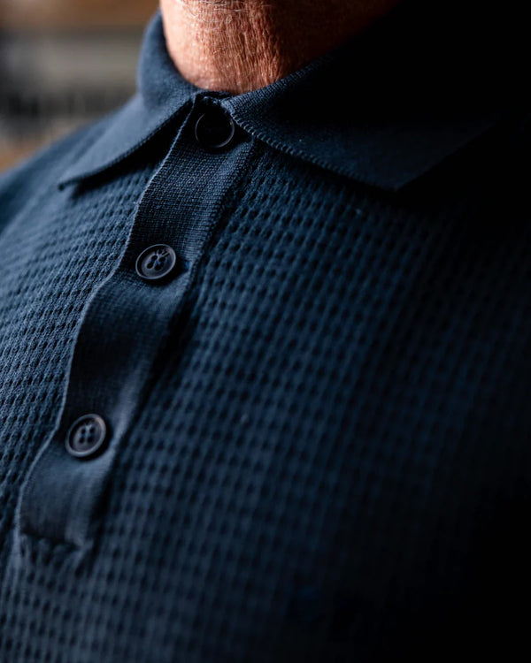 1971 - Paolo Knitted polo Ink