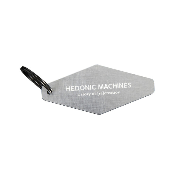 PORTE-CLÉS ALUMINIUM - PLAQUE HEDONIC