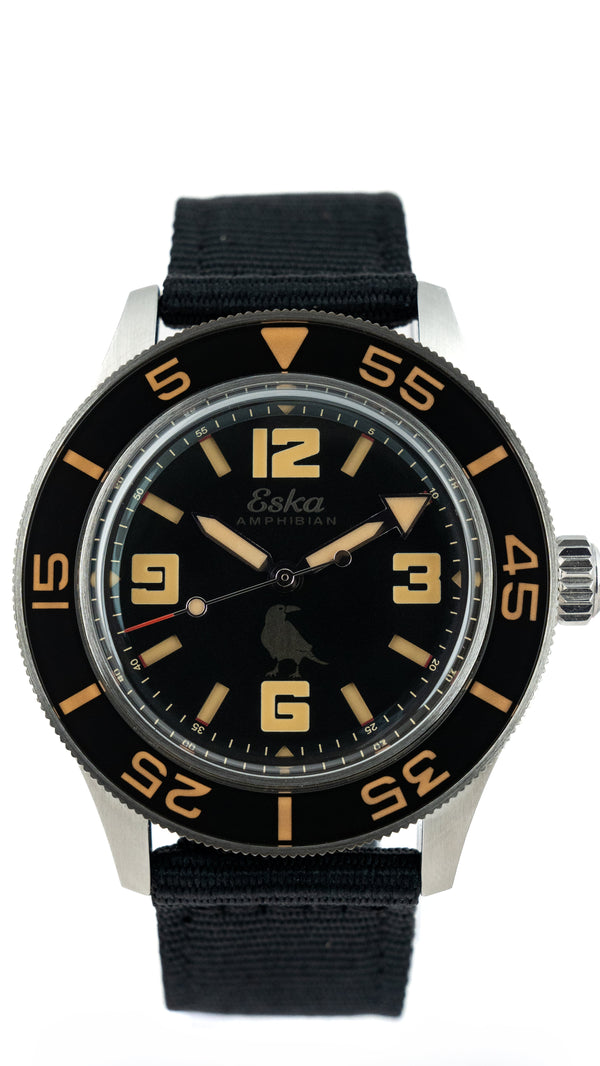 MONTRE HEROES & ESKA Amphibian 250-BH BLACK HEROES