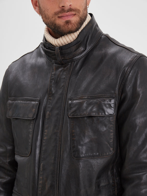Blouson Salemi - Blouson cuir vintage DAYTONA 73