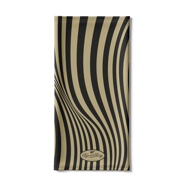 Tour de cou Age of Glory - STRIPED FLAG NECKTUBE -BLACK / GOLD