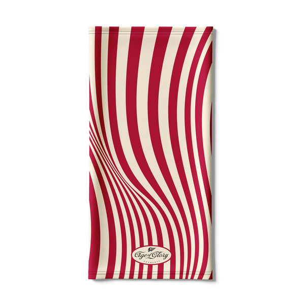 Tour de cou Age of Glory - STRIPED FLAG NECKTUBE -RED / VANILLA