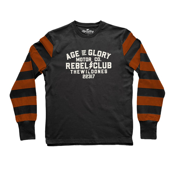 Sweat Age of Glory - THE WILD ONES LS STRIPES TEE