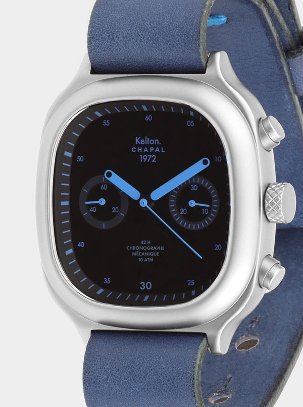 Chronographe 1972 Kelton x Chapal - Skyblue