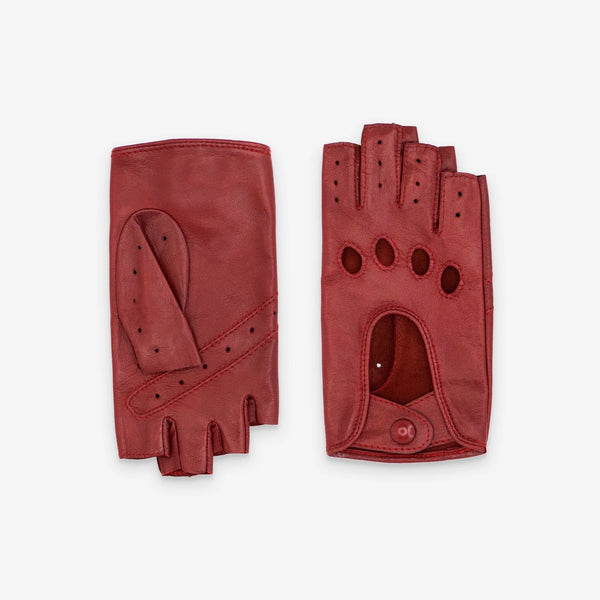 GLOVE STORY - GANTS DE CONDUITE, MITAINES-CUIR AGNEAU-NON DOUBLÉ-21125N- FEMME