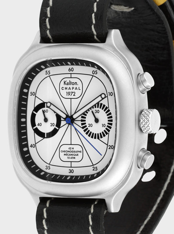 Chronographe 1972 Skywhite Kelton x Chapal