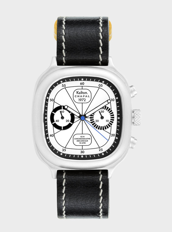 Chronographe 1972 Skywhite Kelton x Chapal