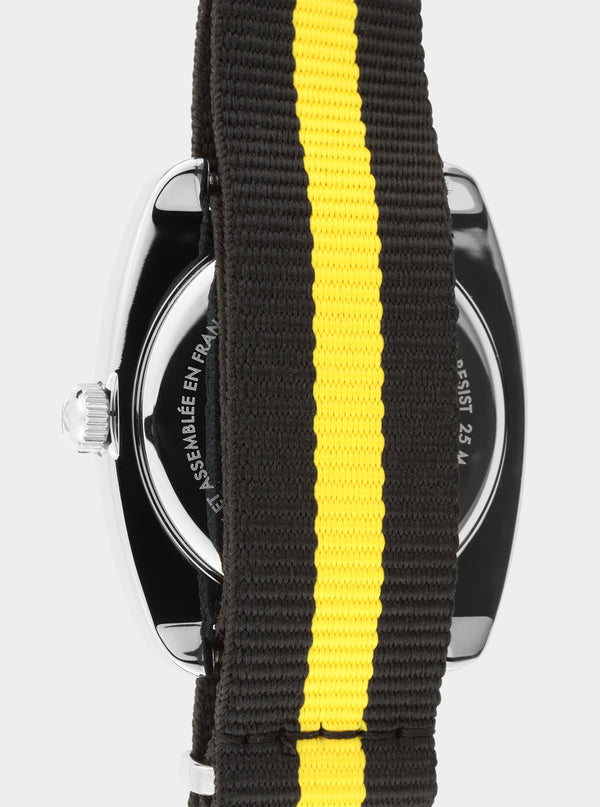 MONTRE KELTON - RC 2 Nato noir-jaune