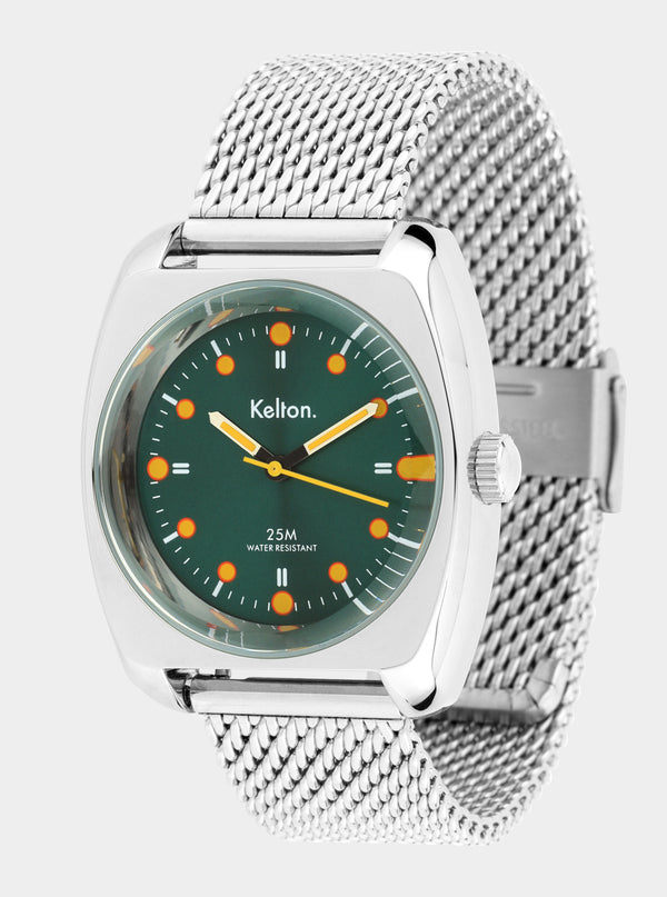 MONTRE KELTON - RC 2 vert-orange Mesh