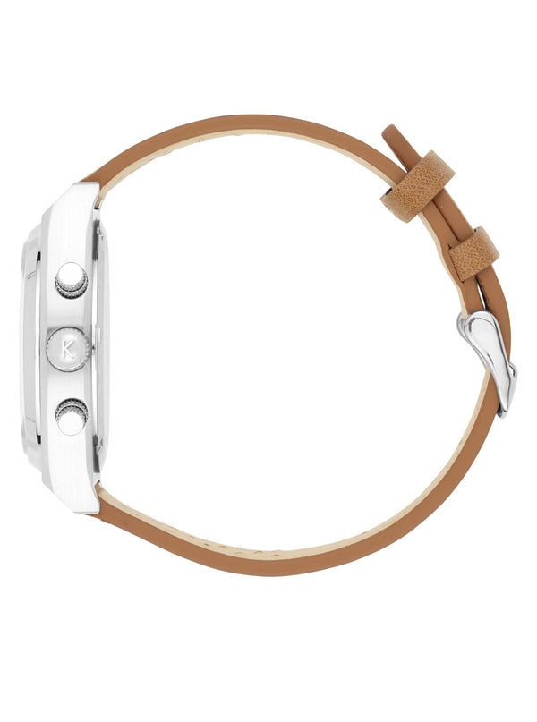 MONTRE KELTON - RC 24 Chrono méca-quartz blanc