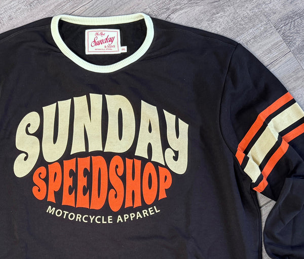 Sweat shirt SUNDAY 1970 PISMO NOIR