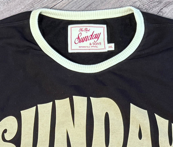 Sweat shirt SUNDAY 1970 PISMO NOIR