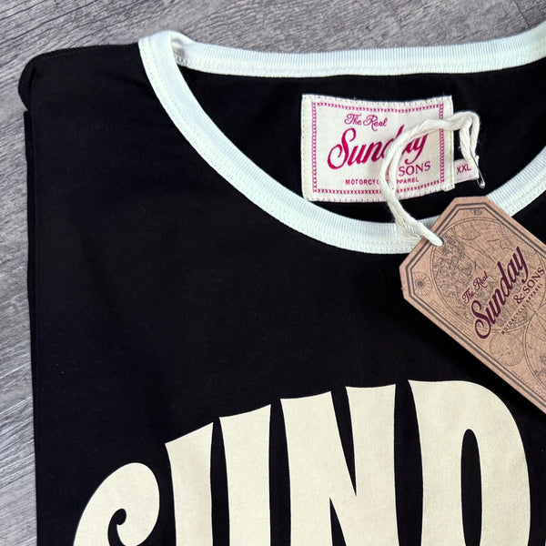 T-shirt SUNDAY 1970 PRISMO "1970 Pismo black"