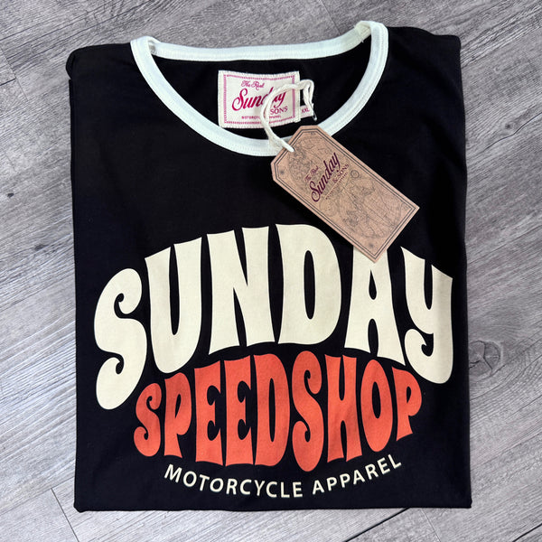 T-shirt SUNDAY 1970 PRISMO "1970 Pismo black"