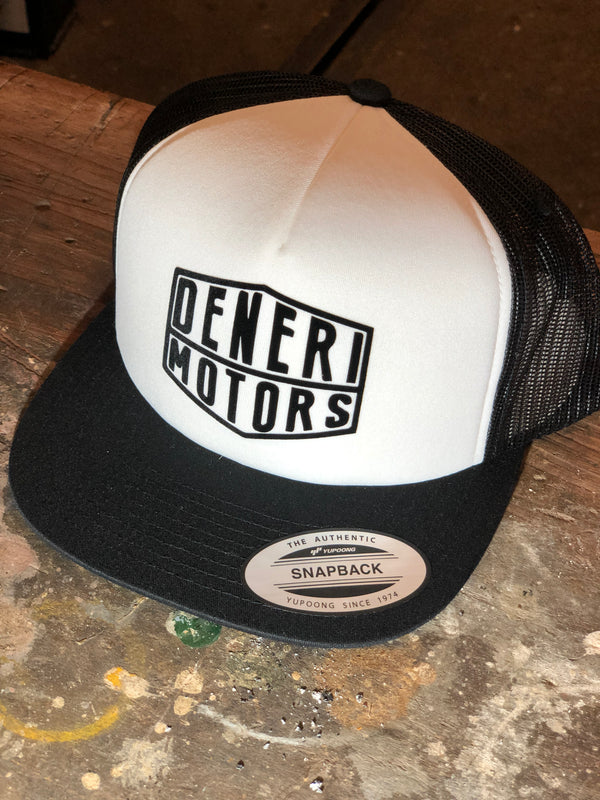 Casquette Trucker DENERI - Snapback Black White