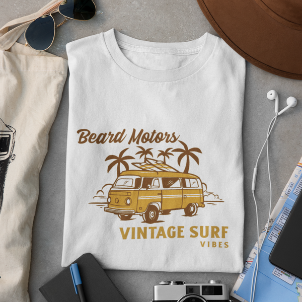 T-shirt Beard Motors - T2 Bay Vintage Surf Vibes